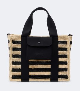 Eres Eres Voyageur Mini raffia top-handle bag