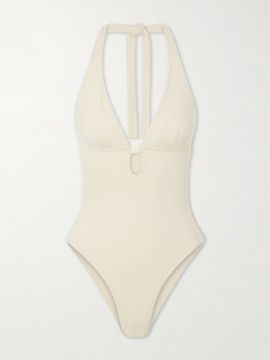 ERES Harmony embellished cut-out stretch-jersey swimsuit