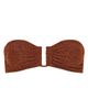 ERES Women's Flamboyant Glitter Strapless Bikini Top - 6
