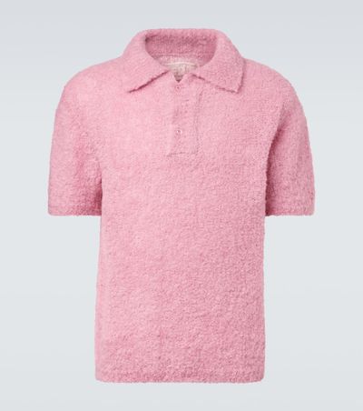ERL ERL Alpaca-blend polo sweater