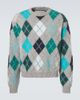 ERL ERL Argyle wool and cotton-blend sweater - 1
