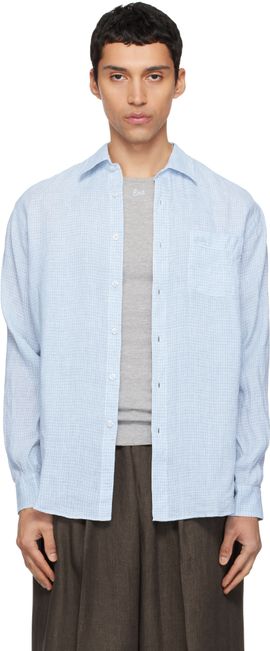 ERL ERL Blue Plaid Shirt