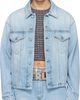 ERL ERL Blue Woven Denim Jacket - 1