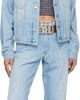 ERL ERL Blue Woven Denim Jacket - 4