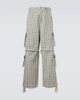 ERL ERL Checked cotton cargo pants - 1