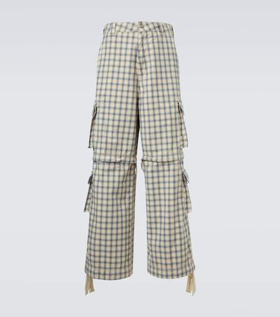 ERL ERL Checked cotton cargo pants