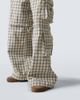 ERL ERL Checked cotton cargo pants - 7