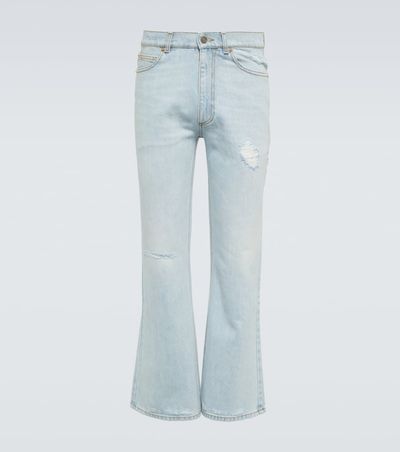 ERL ERL Distressed mid-rise flared jeans