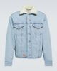 ERL ERL Faux fur-trimmed denim jacket - 1