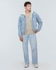 ERL ERL Faux fur-trimmed denim jacket - 2