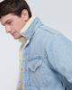 ERL ERL Faux fur-trimmed denim jacket - 5