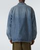 ERL ERL Faux shearling-lined denim jacket - 4