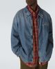 ERL ERL Faux shearling-lined denim jacket - 5