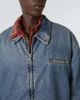 ERL ERL Faux shearling-lined denim jacket - 6