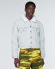 ERL ERL Faux shearling-trimmed denim jacket - 3