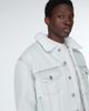 ERL ERL Faux shearling-trimmed denim jacket - 5