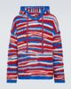 ERL ERL Gradient knitted oversized hoodie - 1
