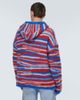 ERL ERL Gradient knitted oversized hoodie - 4