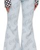 ERL ERL Gray Jacquard Jeans - 2