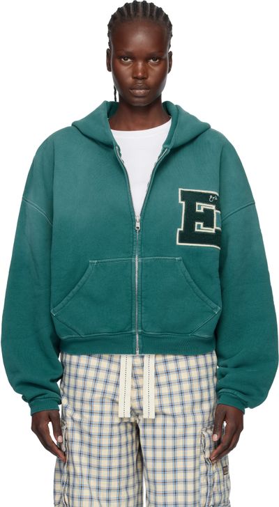 ERL ERL Green Letterman Hoodie