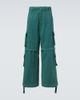 ERL ERL High-rise cotton cargo pants - 1