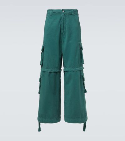 ERL ERL High-rise cotton cargo pants