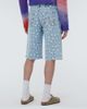 ERL ERL Jacquard cotton denim shorts - 4