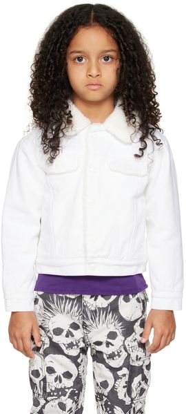 ERL ERL Kids White Padded Denim Jacket