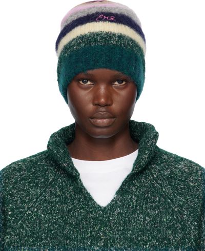 ERL ERL Multicolor Striped Alpaca Mohair Beanie