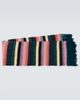 ERL ERL Striped alpaca wool and mohair-blend scarf - 1