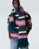 ERL ERL Striped alpaca wool and mohair-blend scarf - 2
