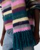 ERL ERL Striped alpaca wool and mohair-blend scarf - 3