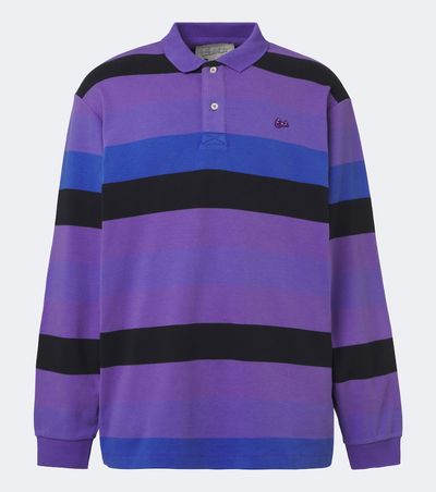 ERL ERL Striped cotton jersey polo shirt