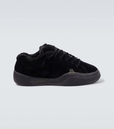 ERL ERL Vamp terry-lined corduroy sneakers