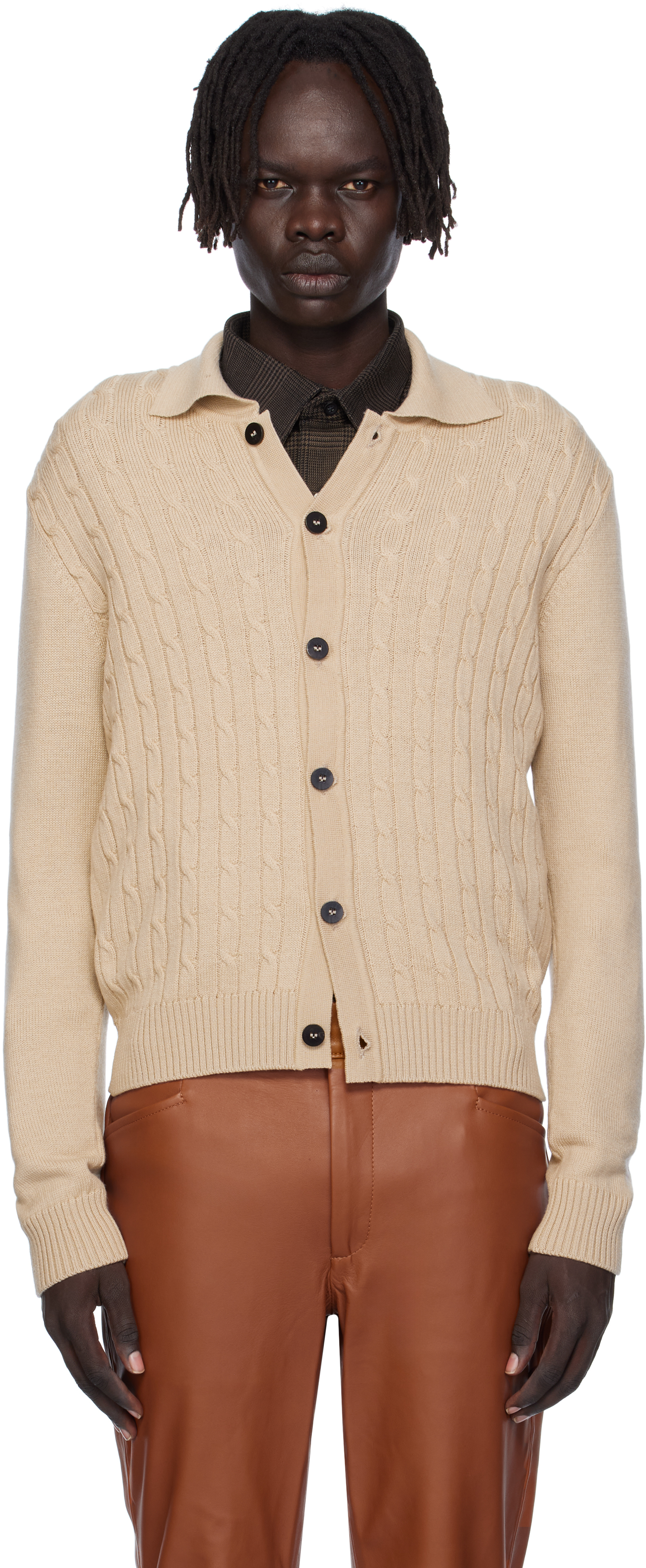 Ernest W. Baker - Pink Rose Cardigan