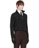 Ernest W. Baker Ernest W. Baker Black & Off-White Half-Zip Sweater - 2