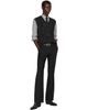 Ernest W. Baker Ernest W. Baker Black & Off-White Tweed Vest - 4