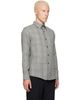 Ernest W. Baker Ernest W. Baker Black & White Classic Shirt - 2