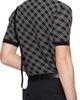 Ernest W. Baker Ernest W. Baker Black Check Jacquard Polo - 3