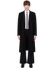 Ernest W. Baker Ernest W. Baker Black Double Breasted Coat - 1