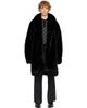 Ernest W. Baker Ernest W. Baker Black Faux-Fur Coat - 1