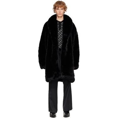 Ernest W. Baker Ernest W. Baker Black Faux-Fur Coat
