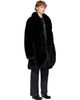 Ernest W. Baker Ernest W. Baker Black Faux-Fur Coat - 2