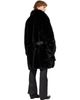 Ernest W. Baker Ernest W. Baker Black Faux-Fur Coat - 3