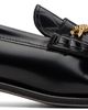 Ernest W. Baker Ernest W. Baker Black Gold Chain Loafers - 1