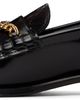 Ernest W. Baker Ernest W. Baker Black Gold Chain Loafers - 3