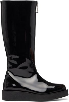 Ernest W. Baker Ernest W. Baker Black High Zip Boots