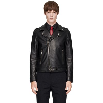 Ernest W. Baker Ernest W. Baker Black Perfecto Leather Jacket