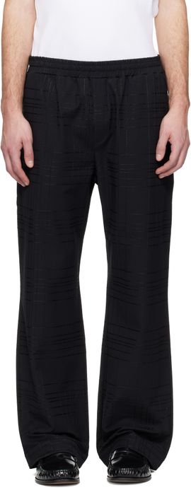 Ernest W. Baker Ernest W. Baker Black Straight Fit Track Pants