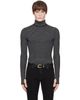 Ernest W. Baker Ernest W. Baker Black Striped Turtleneck - 1